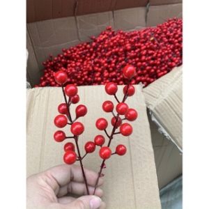 Cành quả cherry giả trang trí