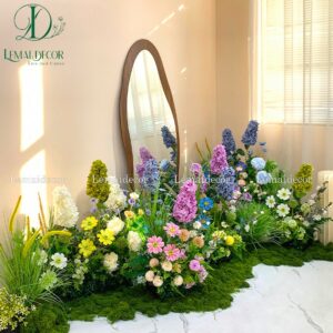 Thi công bồn hoa giả trang trí tại Hà Nội và TP HCM